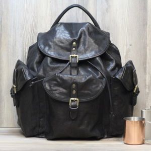 Hand-Made Italian Leather Backpack